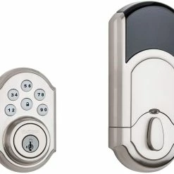 Kwikset SmartCode 910 Z-Wave Plus Deadbolt, Satin Nickel