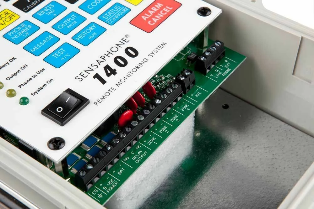 Sensaphone FGD-1400CD 4 Zone Alarm With Auto Dialer In NEMA Case, Clear Door - Image 8