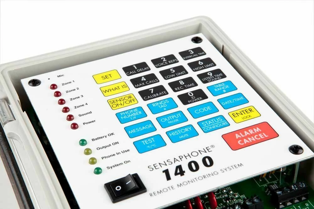 Sensaphone FGD-1400CD 4 Zone Alarm With Auto Dialer In NEMA Case, Clear Door - Image 10