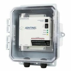 Sensaphone Sentinel SCD-1200CD Web-based Monitoring In NEMA4X Enclosure, Clear Door