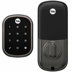 Yale YRD156-ZW2-0BP Key Free Touchscreen Deadbolt With Z-Wave Plus