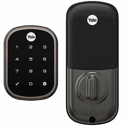 Yale YRD156-ZW2-0BP Key Free Touchscreen Deadbolt With Z-Wave Plus