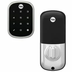 Yale YRD156-ZW2-619 TouchScreen Deadbolt Z-Wave Lock-Satin Nickel