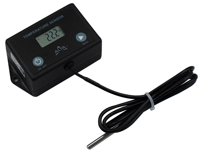 Monnit ALTA Digital Temperature Sensor W/ 10 Ft Probe, AA Battery Powered,900MHZ