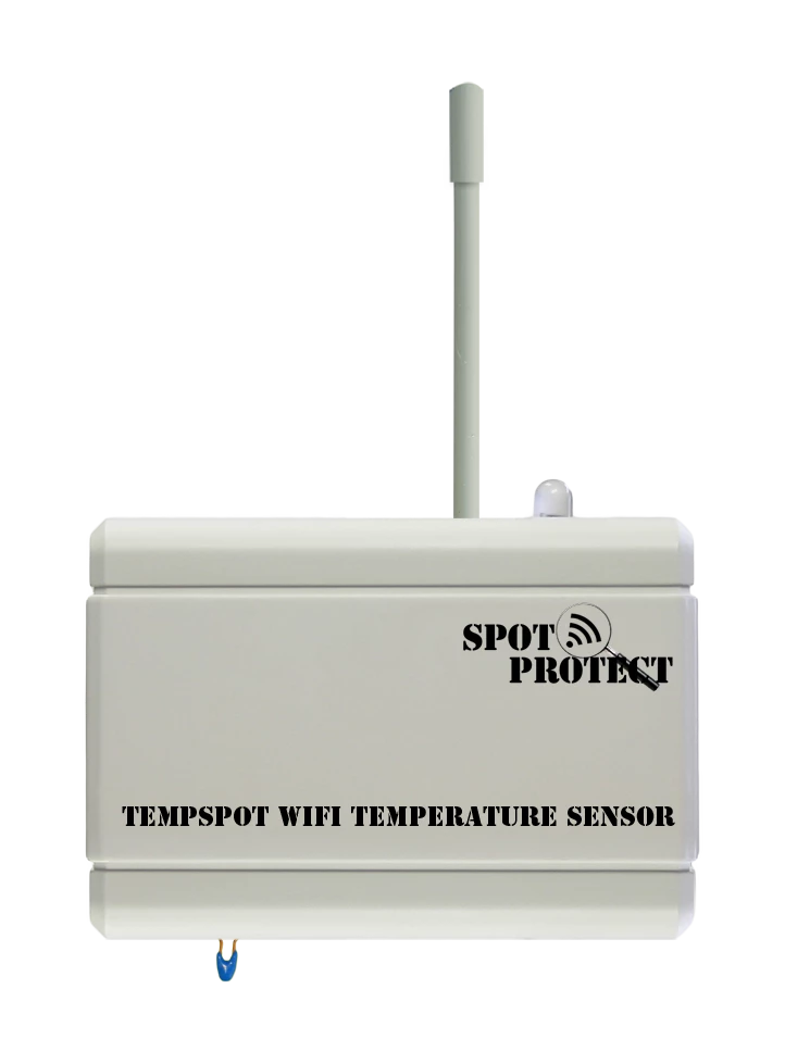 SpotProtect TEMPSPOT Waterproof WiFi Temperature & Freeze Monitor With Email And SMS Alerts